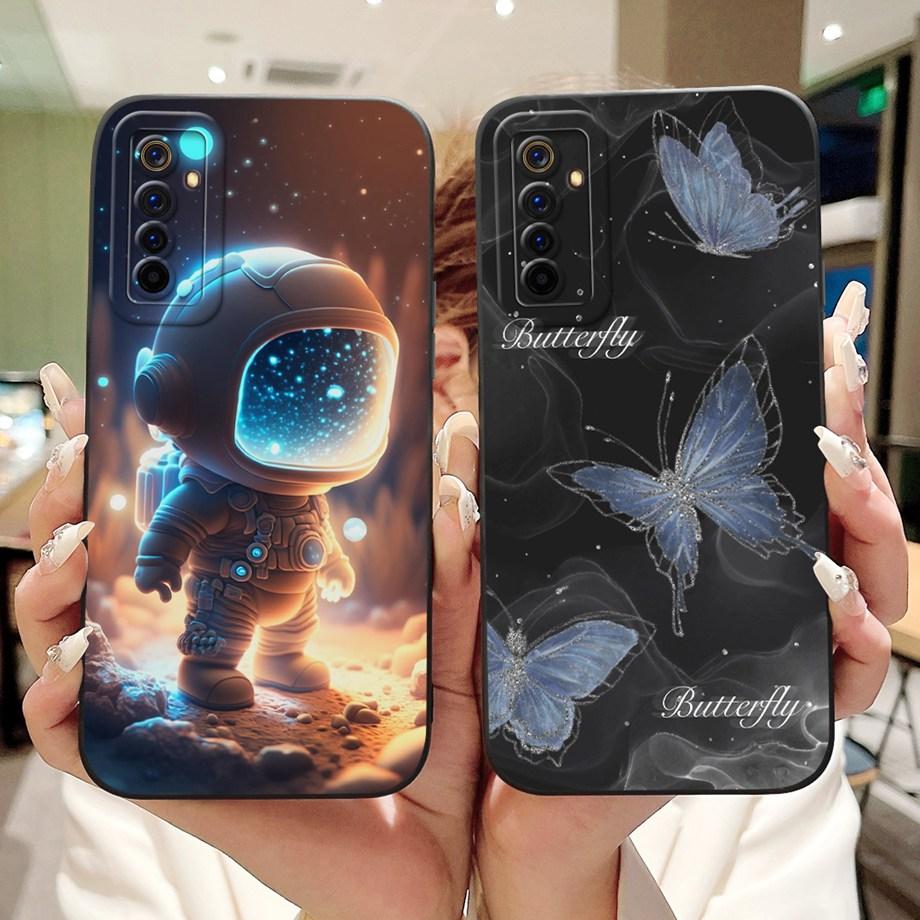 Крутой мягкий силиконовый чехол для Realme 6 Pro / Realme6 Чехол для телефона Жидкий силиконовый чехол для RMX2001 RMX2061 RMX2063 Кролик Панда