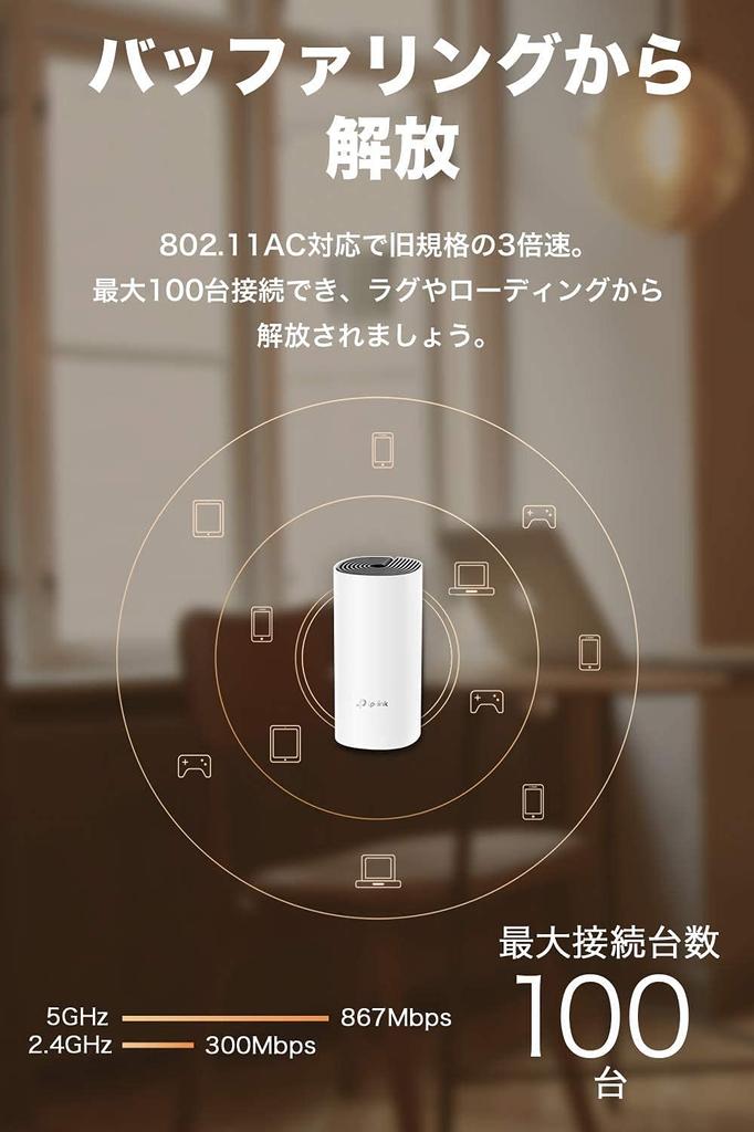 Mesh WiFi Router Dual Band Series Manufacturer Operation Alexa Certified Product Smart TV Compatible Mesh Wireless LAN Router Smart Home AC1200 867