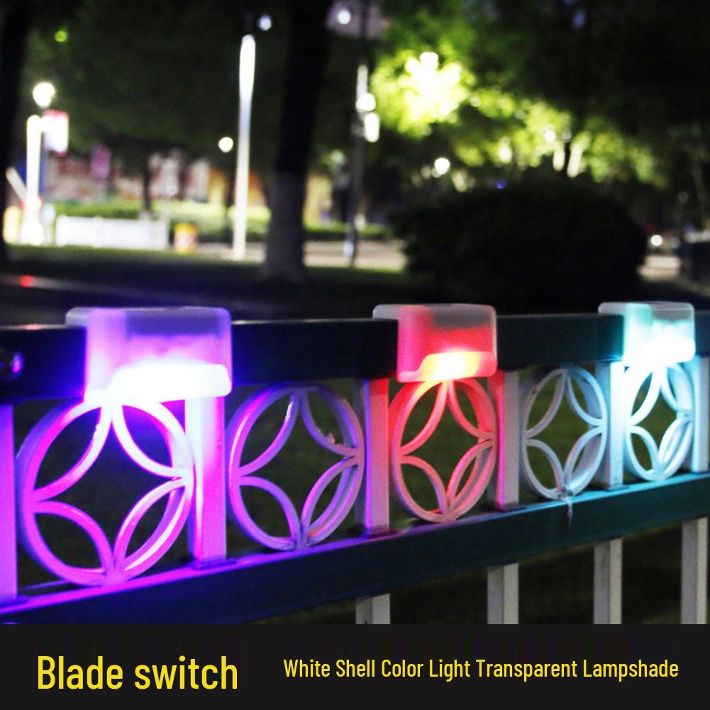 Наружные солнечные фонари для ступеней и перил сада: Декоративное освещение лестниц и ограждений