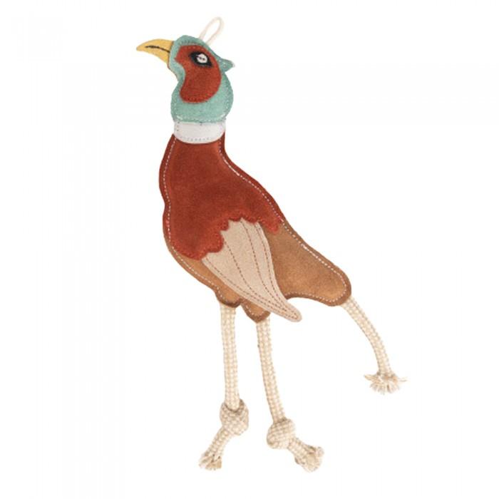 Benji & Flo Country Philly The Pheasant Suede Dog Toy