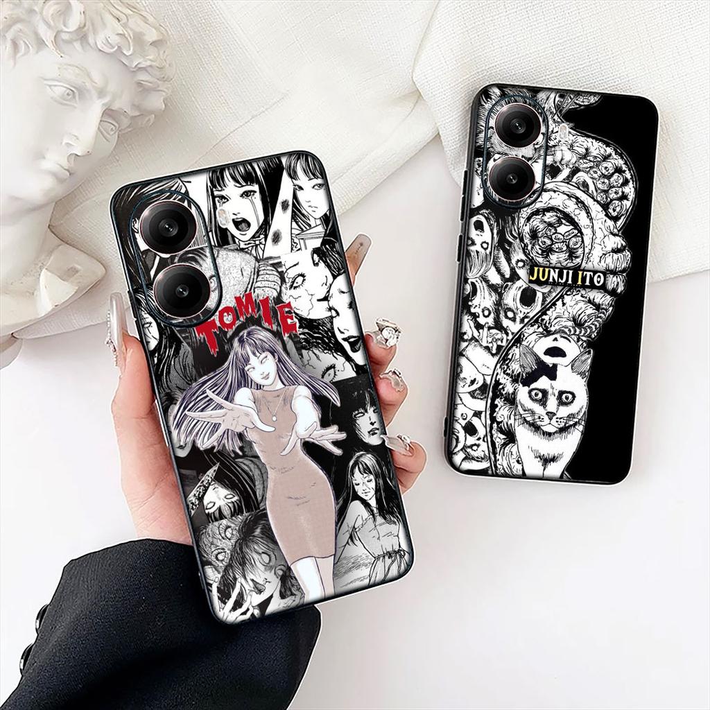 Обои Томиэ Дзюндзи Ито Аниме Чехол-обложка для Apple iPhone 12 13 Mini XS 11 Pro Max 7 8 Plus XR SE 2022 SE3 + 8+ Чехол для телефона