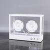 Retro Nordic Transparent Bluetooth Speaker: Creative Subwoofer Audio for Living Room or Desktop Decor.