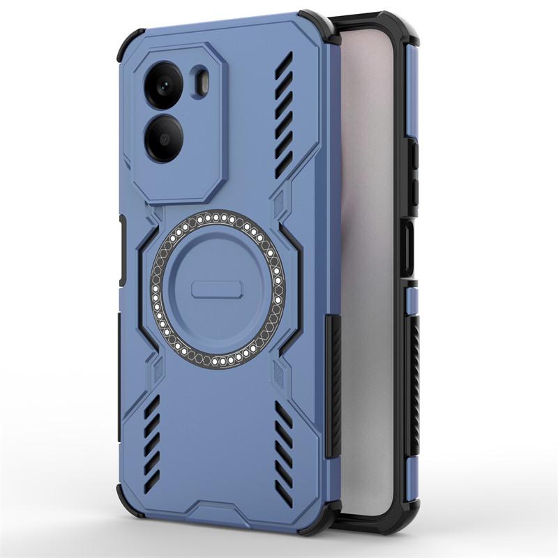 Для Xiaomi Poco M7 4G Чехол Poco M7 4G Крышка Рассеивание тепла Магнитная Беспроводная зарядка Защитные чехлы для телефона На Poco M7 Plus