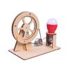 Diy Wooden Hand Cranked Generator Students Kids Physical Science Practical Toy