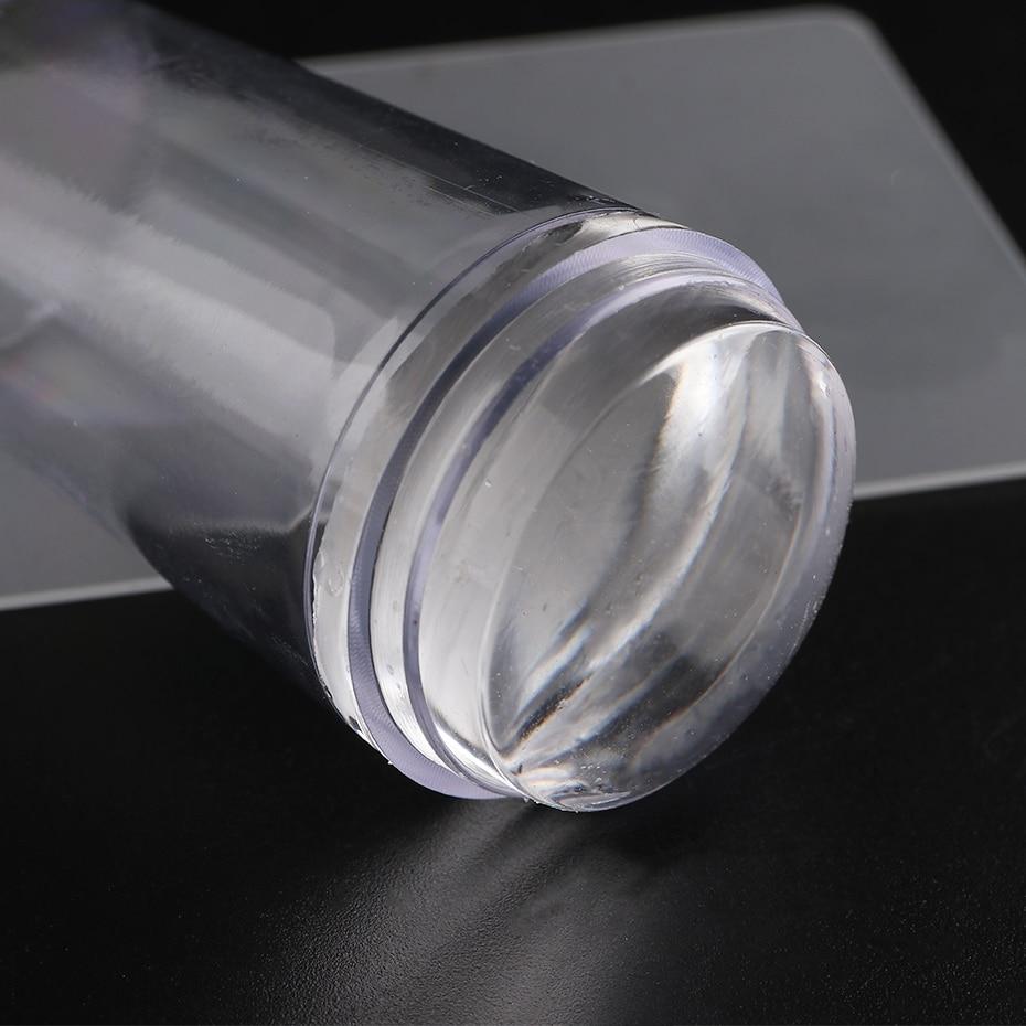Xiaomi Transparent Nail Stamper With Scraper 2pcs Jelly Silicone Head Stamp for French Nails Printing Nail Art Stamping Plate Manicure