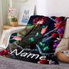 Customiz Name Personality JoJo's Bizarre Adventure Blanket Soft &Warm Sofa Office Bed Travel Lunch Break Blanket, Gift Suitable All Seasons