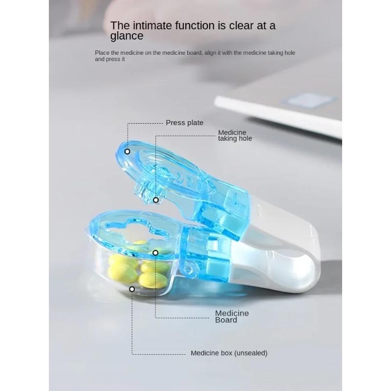 Портативный резак для таблеток с защитой от загрязнения – точный инструмент для разделения лекарств, обеспечивающий безопасное, гигиеничное и простое разрезание таблеток