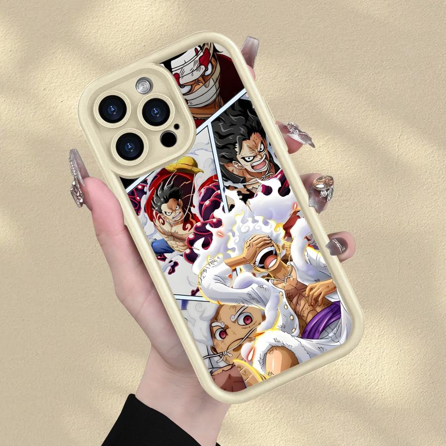One Piece Luffy Крутой чехол для iPhone XR 17 Air XS Max 16e 15 16 14 Plus 13 12 11 Pro Max Мягкий чехол