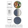 Decorative Modern Thin Stain Resistant Washable Cotton Machine Woven Base Kids Carpet