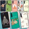 Забавный Милый Ленивец Чехол Для Телефона Для Oppo A38 A58 A74 A15 A80 A60 A40 A94 A54 A98 A78 A18 A16 A76 A96 A17 A77 A57S