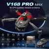 New V168 MAX Drone 8K 5G GPS/Optical Flow Professional HD Aerial Photography ESC Dual Camera Obstacle Avoidance Brushless Motor Quadcopter Drone Toy