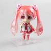 Аниме премиум качества Hatsune Miku Sakura Miku Nendoroid 500 ПВХ фигурка для детей