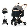 Lightweight Pet Stroller: Foldable, Detachable for Small Dogs & Cats - Ideal for Outdoor Use