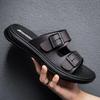 Мужские пляжные шлепанцы для улицы, сандалии на платформе, высокое качество, удобные, стиль 2025, дизайнерские, роскошные, низкая цена, веселая мужская обувь