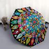 1pc Mandala Art Automatic Umbrella Durable Iron Frame & Plastic Handle, Gift for Men & Women, Sturdy Construction yy250905143