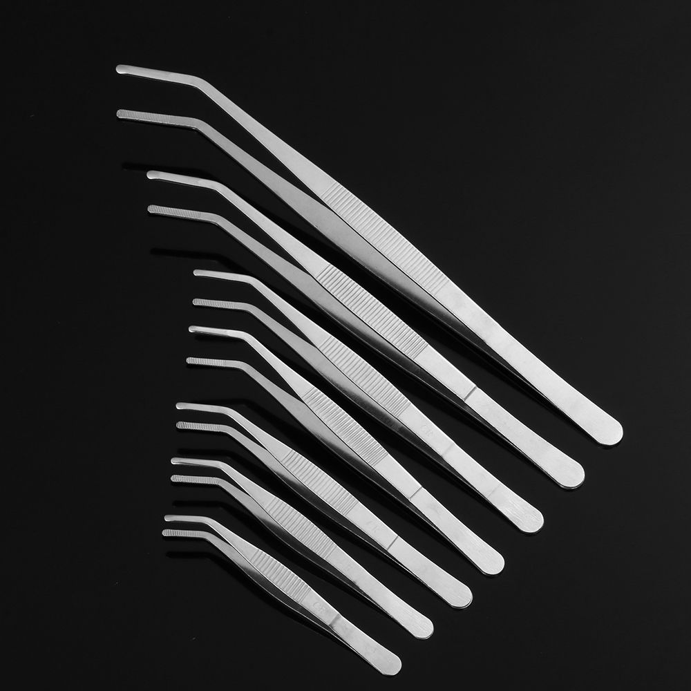 Hot Kitchen Tool Serving Presentation Barbecue Tongs Stainless Steel  Food Tweezer BBQ Clip