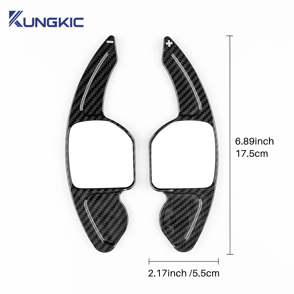 Для Seat Leon fr MK3 MK4 5F ST Cupra Ateca Alhambra Arona Ateca ibiza 6P Carbon Fibre ABS рулевое колесо подрулевые переключатели наклейка