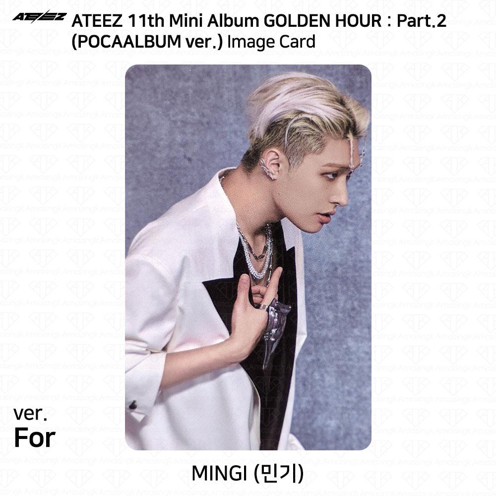 ATEEZ 11-й мини-альбом Golden Hour Часть 2 POCAALBUM Фотокарточка ДЛЯ VER