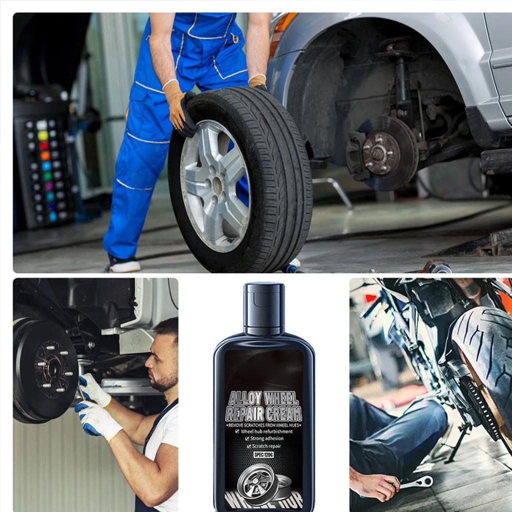 Car Beauty Decontamination Polishing Brightening Stains And Oxide Car Wheel Polishing Paste Scratch Remover
