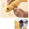 Catnip Teeth-Cleaning Grinding Toy-Self-Playing Boredom-Relief Simulation Fish-Bite-Resistant Cats Thumb Pillow Pet Accessories