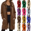 Women's Zip Up Hoodies Oversized Fleece Long Pullover Hooded Sweatshirts Casual Long Sleeve Fall Hoodie Jacket