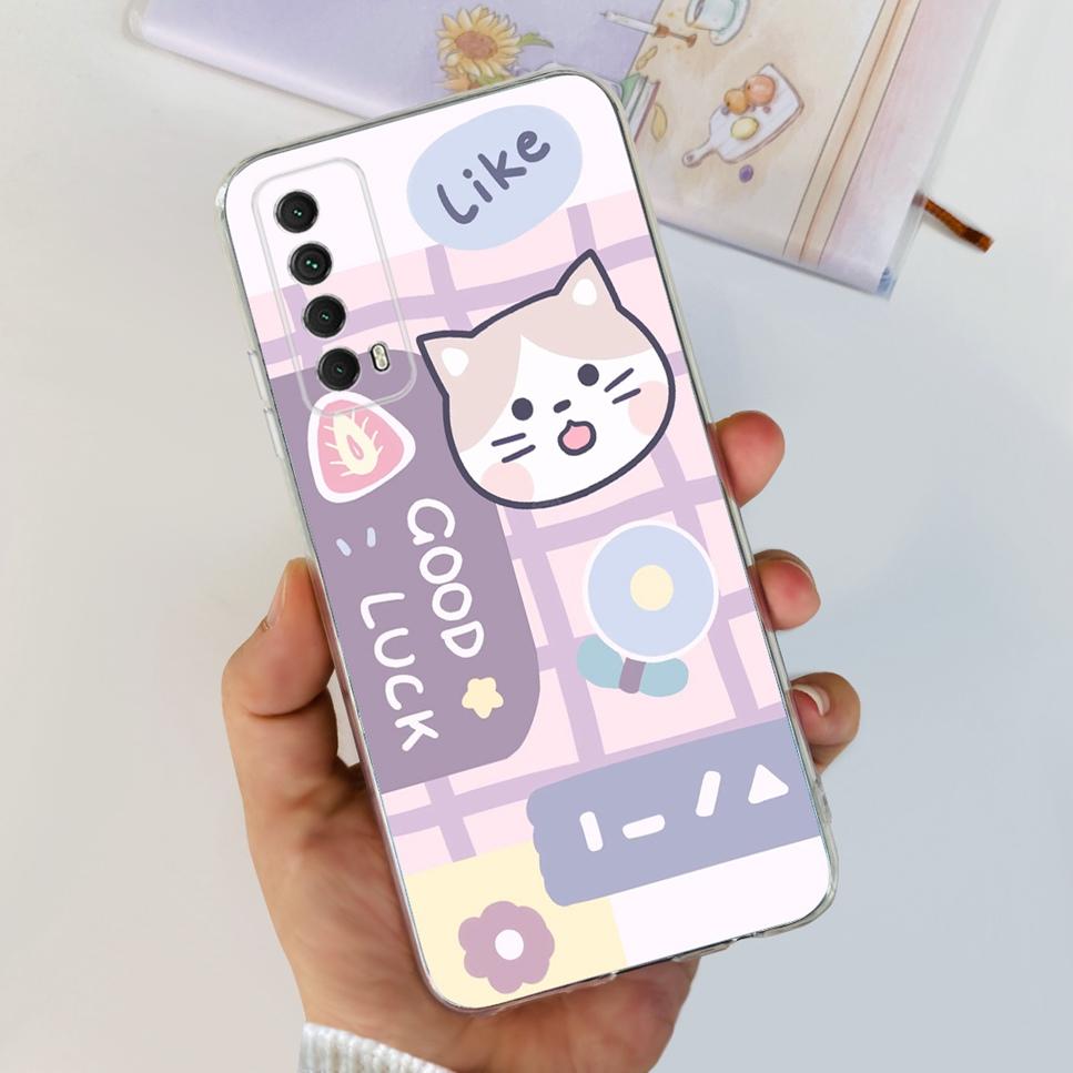 Для Huawei P smart 2021 Чехол Новый Дизайн Модный Принт Мягкий Силикон ТПУ Чехол Для Huawei P Smart 2021 PPA-LX1 Чехол для Телефона Fundas