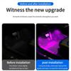 1pc Universal Auto RGB Decorative Lamp Car USB Music Control Atmosphere Lamps Car Ambient Foot Strip Light Car Light Accessories