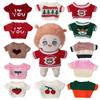 Multistyles Doll Sweaters Winter Warm Tops Baby Kids Clothes for 20cm Cotton Doll/for Idol Dolls