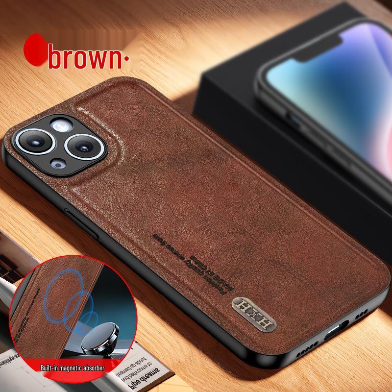 Совместимый чехол из матовой кожи Antique для Huawei X8C, Y72, Honor 90, X9C, X6B, 200 Lite