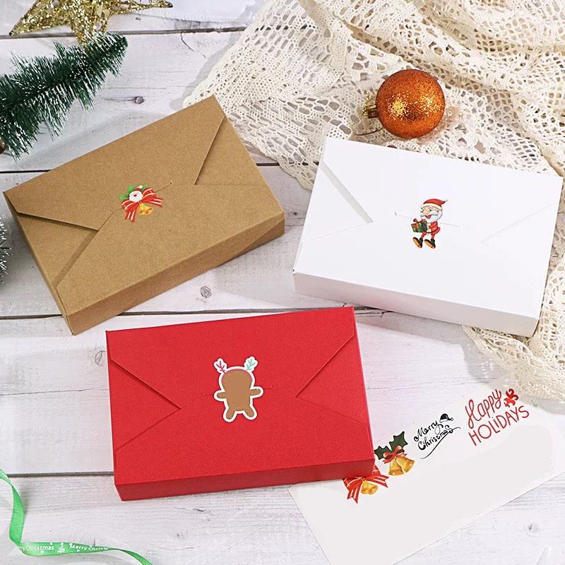 WTEMPO Simple Envelope Type Foldable Paper Gift Boxes DIY Daily Presents Packaging Boxes Party Decor Favor Boxes Perfect for Birthday Wedding