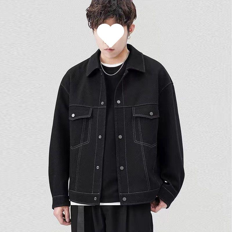 Мужское пальто весна и осень новый стиль модный повседневный короткий пиджак с лацканами мужские топы модные