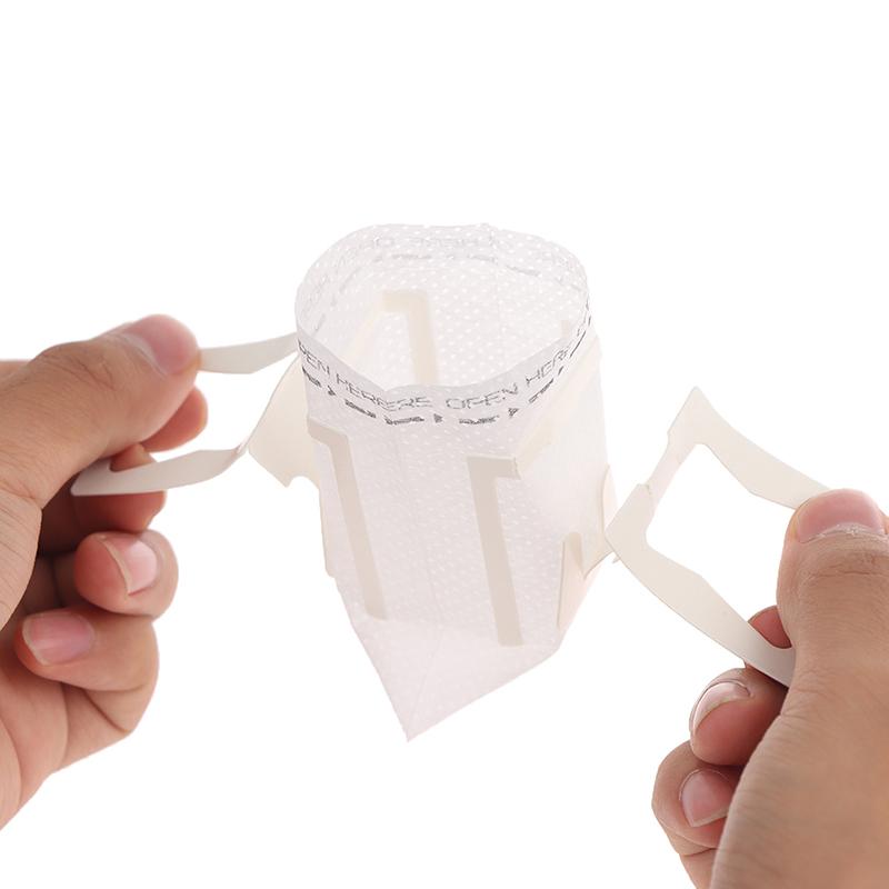 50 шт. одноразовые кофейные мешочки для кофе, портативные подвесные кофейные фильтры в стиле ушей
