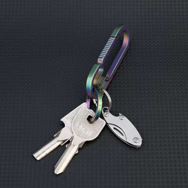 Мини складной нож из нержавеющей стали с открывалкой для бутылок, портативный брелок, кулон, разборка, экспресс-доставка, острый нож