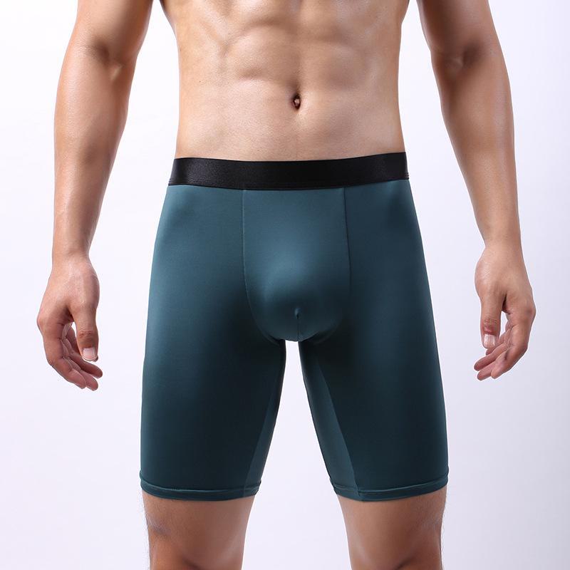 Мужские быстросохнущие боксеры Ice Silk с антифрикционным покрытием, тонкие, дышащие, для больших и высоких размеров