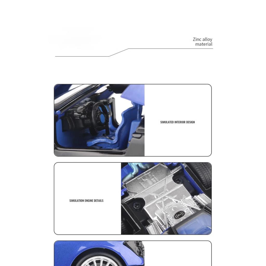 1/32 Pagani Huayra Supercar Alloy Model Car Toy Diecasts Metal Casting Sound and Light Car Toys for Children Vehicle