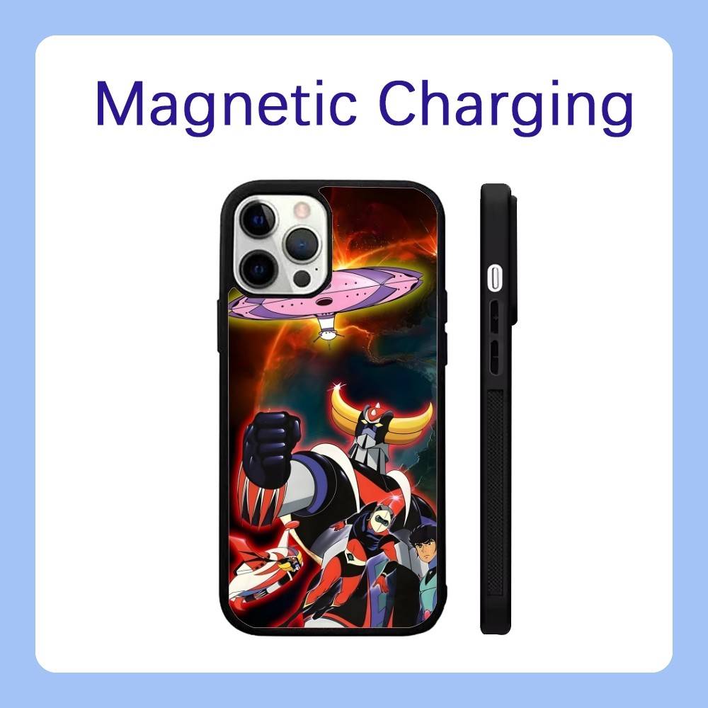 UFO R-Robot G-Goldorak Phone Case For iPhone 17,16,15,14,13,12,11,Pro,Max,Plus,Air,Mini,SE Magsafe Magnetic Wireless Charging