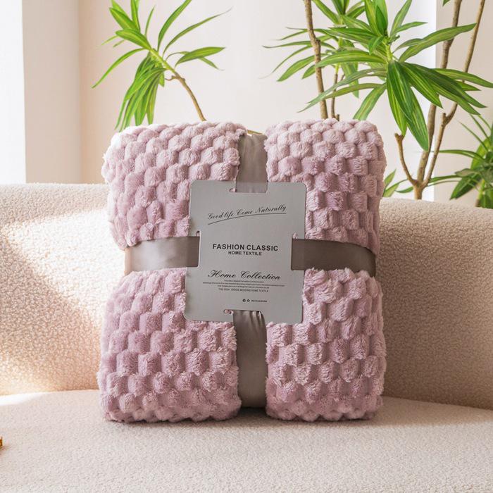 Тяжелое золотисто-черепаховое бархатное одеяло 2025