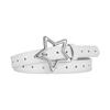 Adjustable Alloy Star Buckle Thin Waist Belt Vintage Style Belt Hot Girls Women Waist Belt for Coat Skirts Jeans