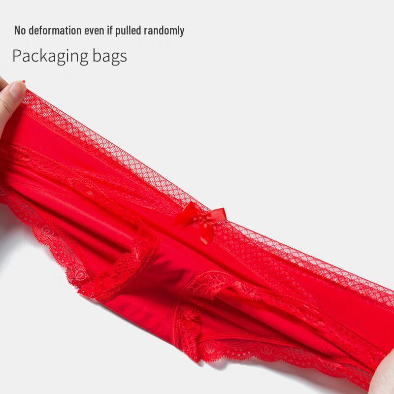 LANGSHA Women's Sexy Cotton Low-Rise Briefs - 4 Pack