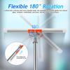 Telescopic Silicone Squeegee for Windows Shower Glass Windshield Mirrors Tiles Floor Concrete Tile Glass Cleaning Tool Window