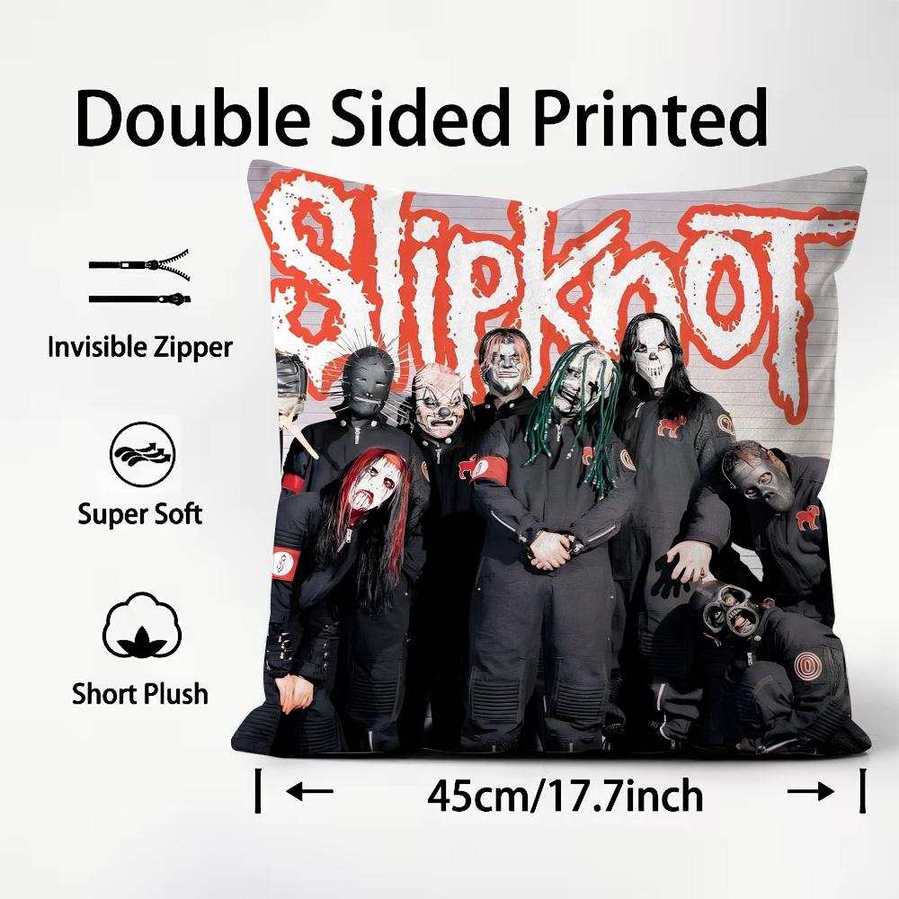 Подушка с принтом S-Slipknot Чехол для подушки для дома и автомобиля Двухсторонний чехол для подушки: Двусторонний для максимального комфорта