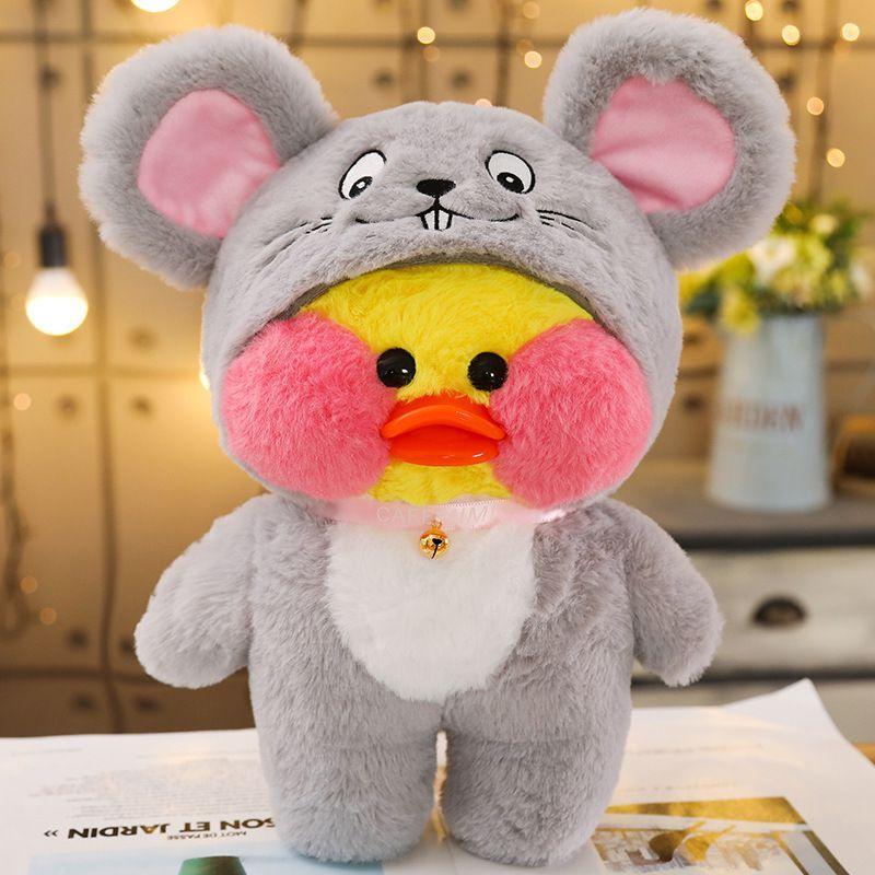 Милая плюшевая игрушка Lalafanfan Cafe Duck Unicorn Totoro Panda, мягкая и очаровательная, подарок