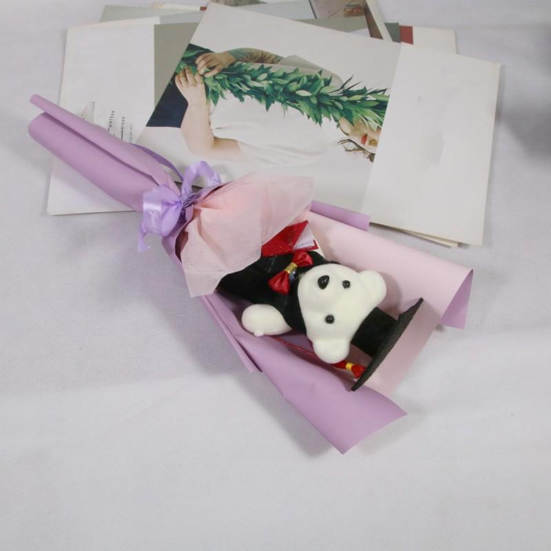 Graduation Gift Bear Bouquet Plush Toy Cartoon Lovely Bear New Animal Bouquet  Birthday Party