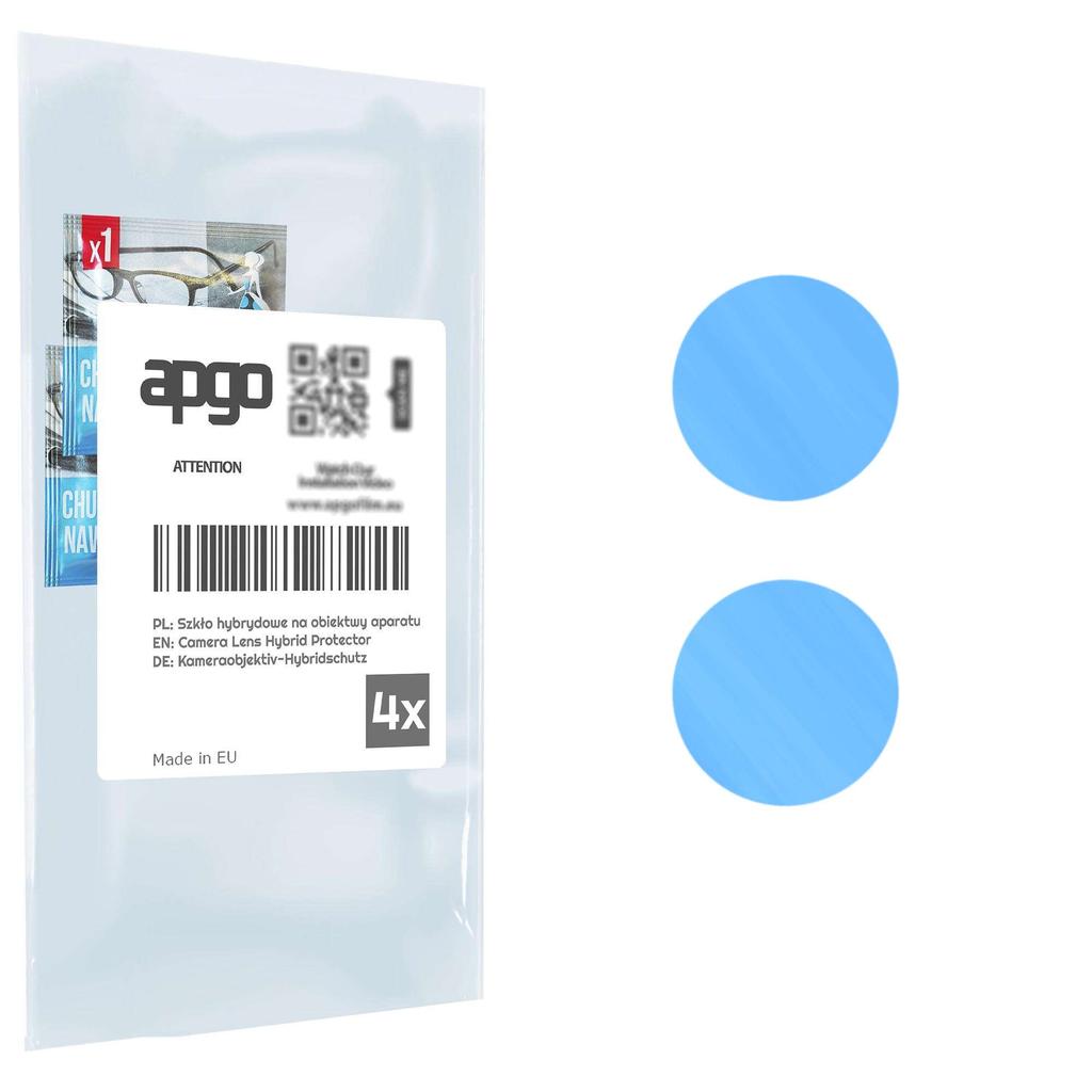 apgo 4x Lens Protector Camera Protective Hybrid Glass for Tecno Pop 6, Camera Protection, 9H Camera Lens Camera Lens Protector