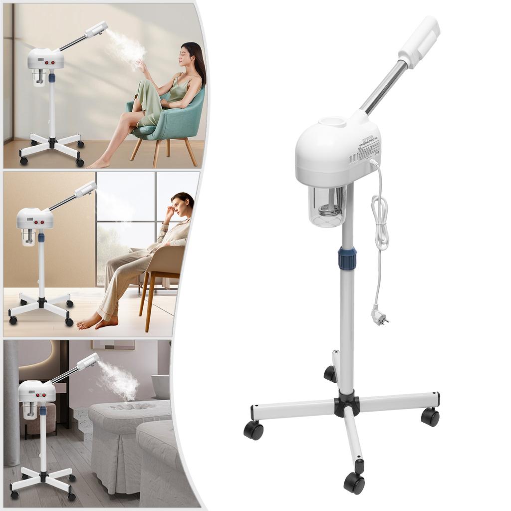800W Professional Ozone Facial Steamer Spa Salon Face Sauna Skin Care Steam Machine Beautiful Cold Spraying Machine