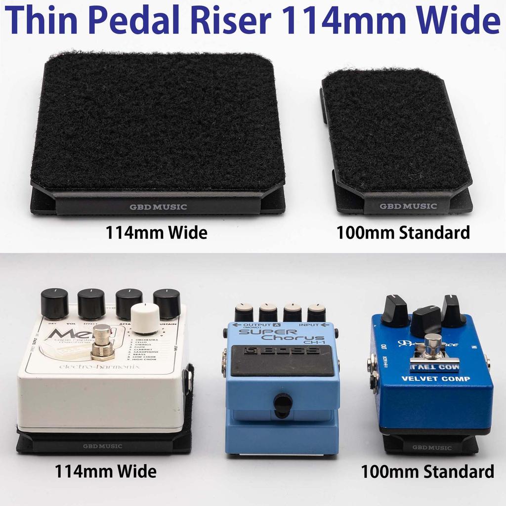 Тонкий подъем педали, тонкий широкий подъем педали, эффектор, липучка, подъем снизу, подъем для фиксации [ширина 114 мм]