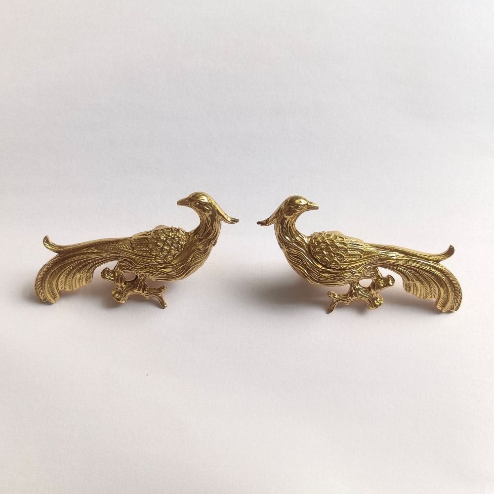 Brass Cabinet Door Knob with Screw Cabinet Handle Luxury Wardrobe Handle Drawer Application