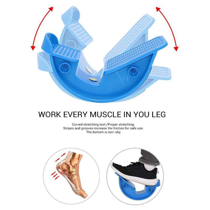 Доска для растяжки лодыжки, растяжка мышц ног, противоскользящая массажная педаль, облегчение боли, массажная педаль для лодыжки