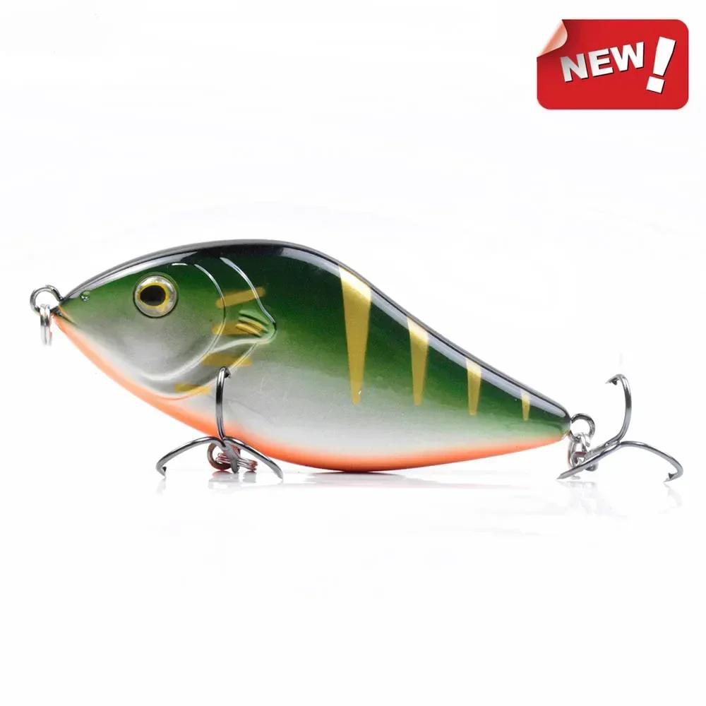 Слайдер Swim Action Hard 70/100MM 14.5G/45G Тело Джеркбейт Медленно тонущий Джеркбейт Рыболовная приманка Щука Мускусный окунь Рыбалка Ручей
