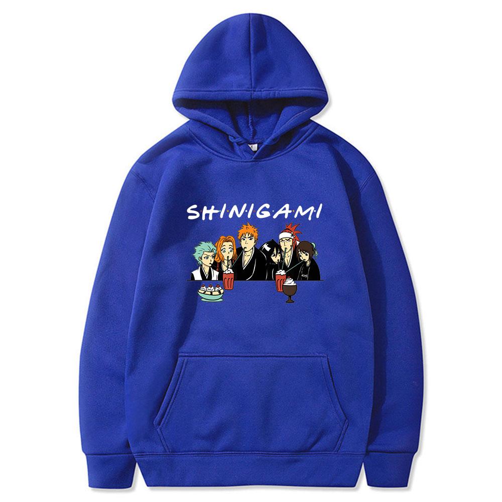 Женские толстовки с капюшоном Bleach Kurosaki Ichigo Friends Print Sweatshirts Women Neutral Sweatshirt Oversize Hoodie Coat Tracksuit